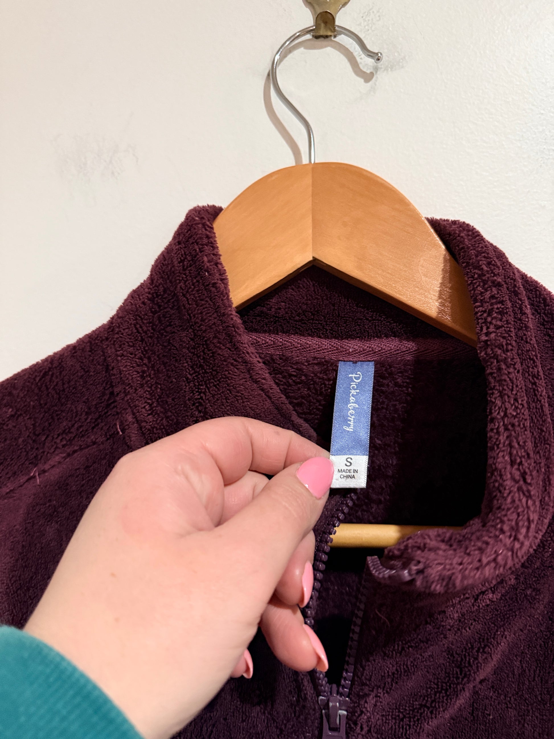 Pick A Berry Full-zip Fleece Jacket Size S