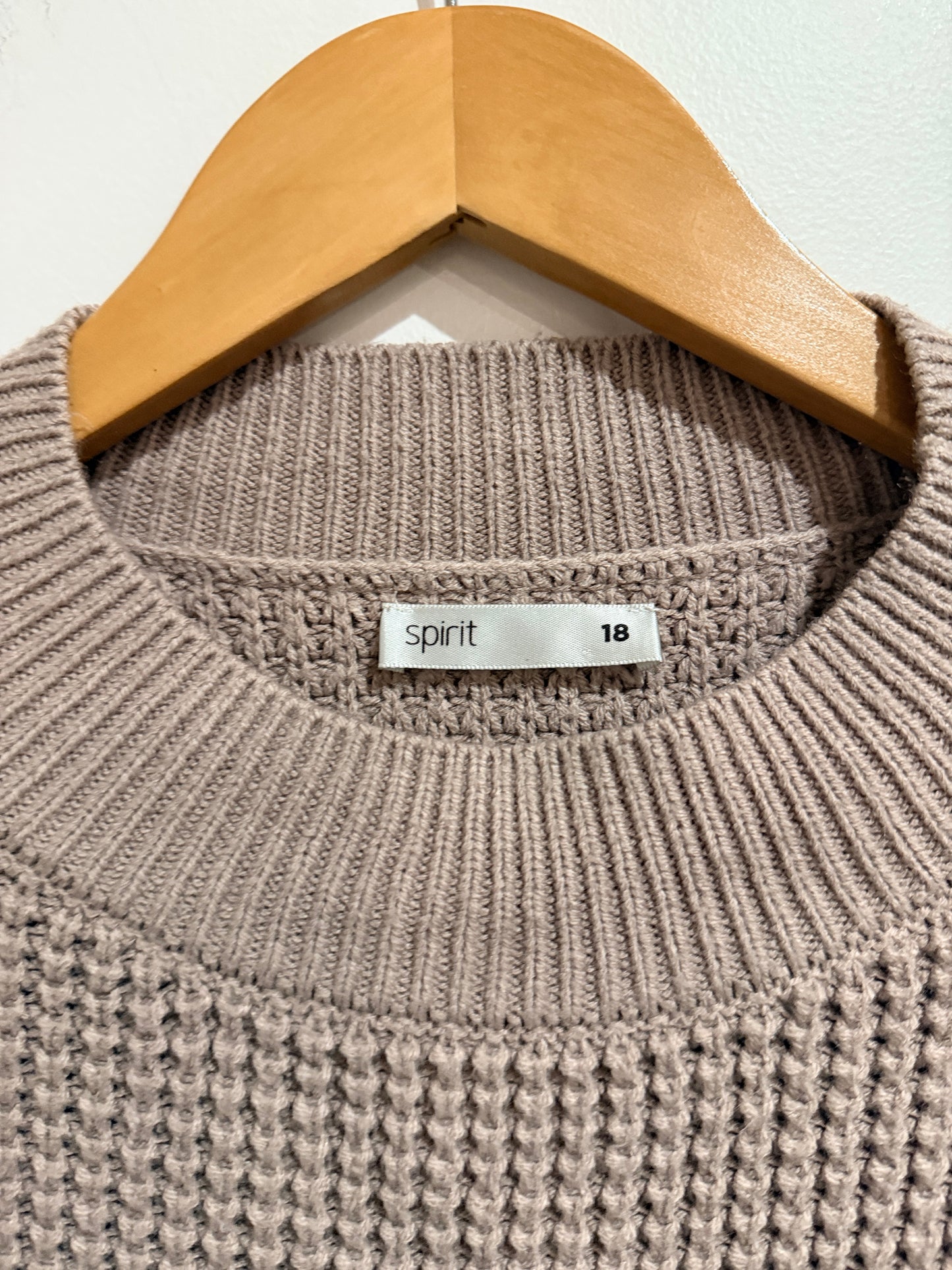 Spirit Knit Sweater Size 18