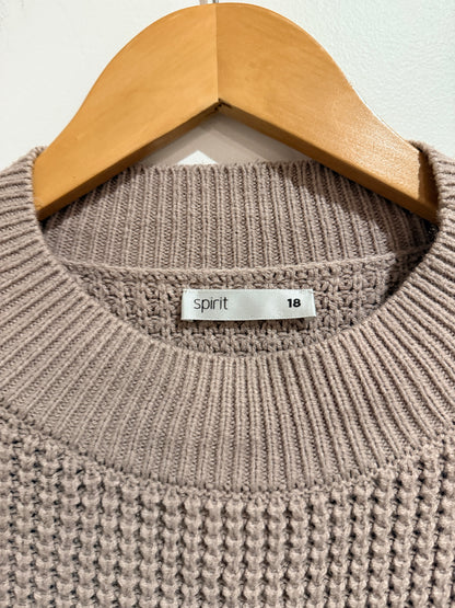 Spirit Knit Sweater Size 18