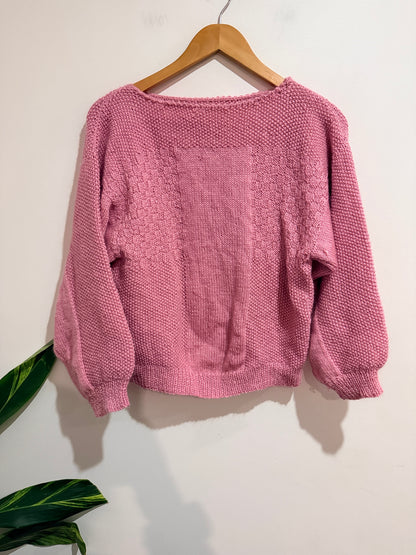 Brand Unknown Knit Sweater Size U/Arm to U/Arm 46cm | L 52cm