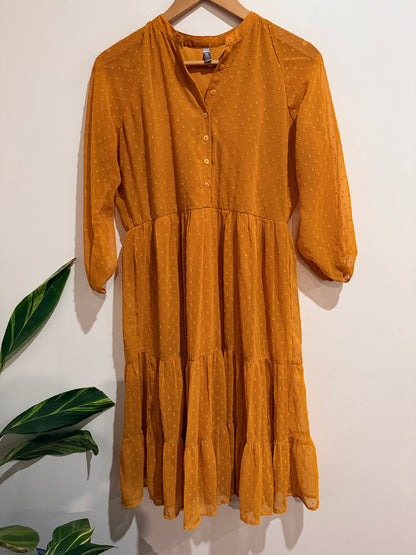 Aayu Tiered Midi Dress Size L