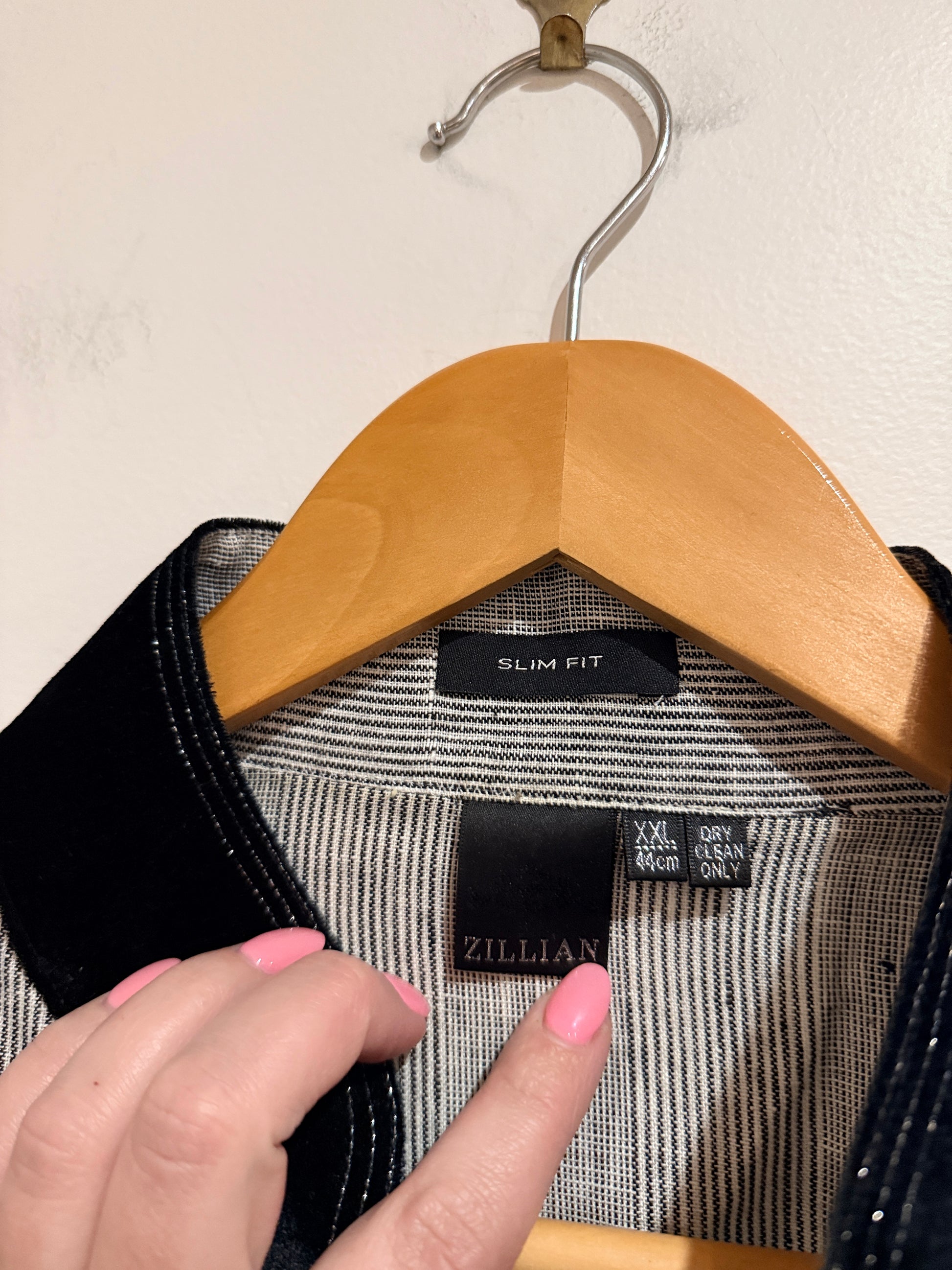 Zillian Striped Long-sleeve Shirt Size XXL
