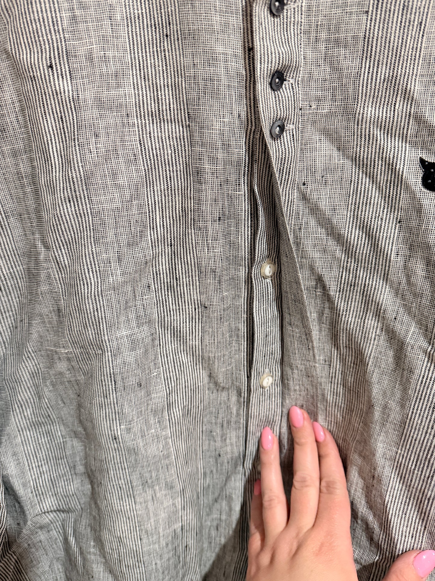 Zillian Striped Long-sleeve Shirt Size XXL