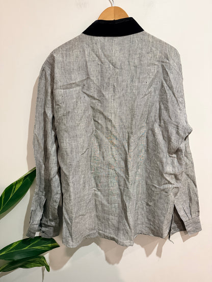 Zillian Striped Long-sleeve Shirt Size XXL