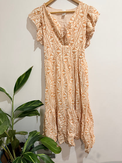 Anko Patterned Midi Dress Size 12