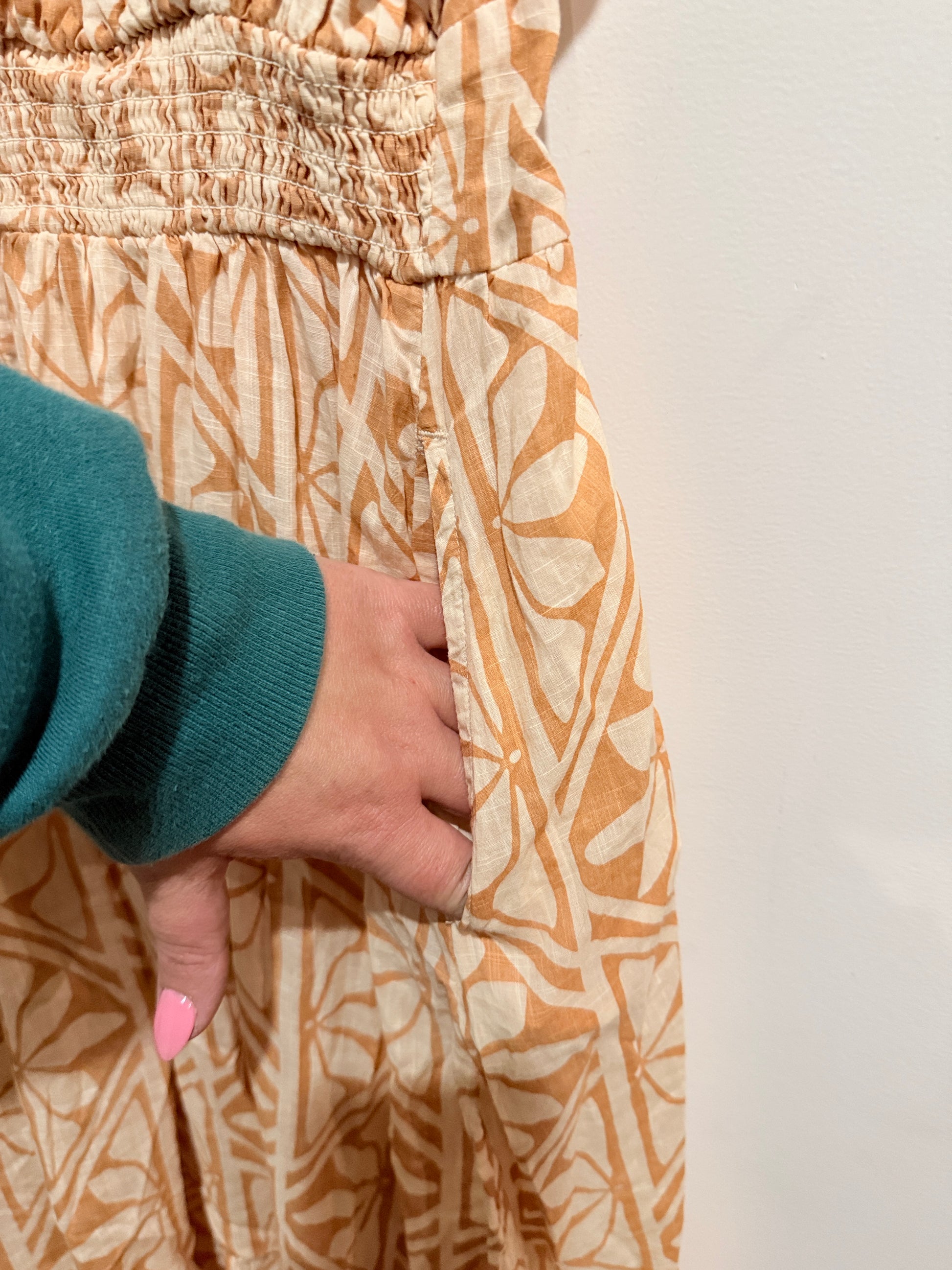 Anko Patterned Midi Dress Size 12