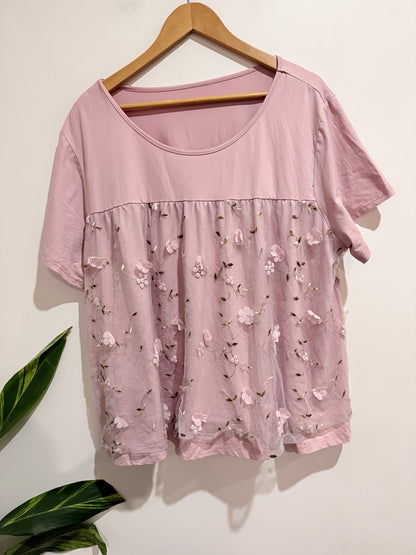 Shein Oversized Crewneck Shirt Size 4XL | U/Arm to U/Arm 70cm
