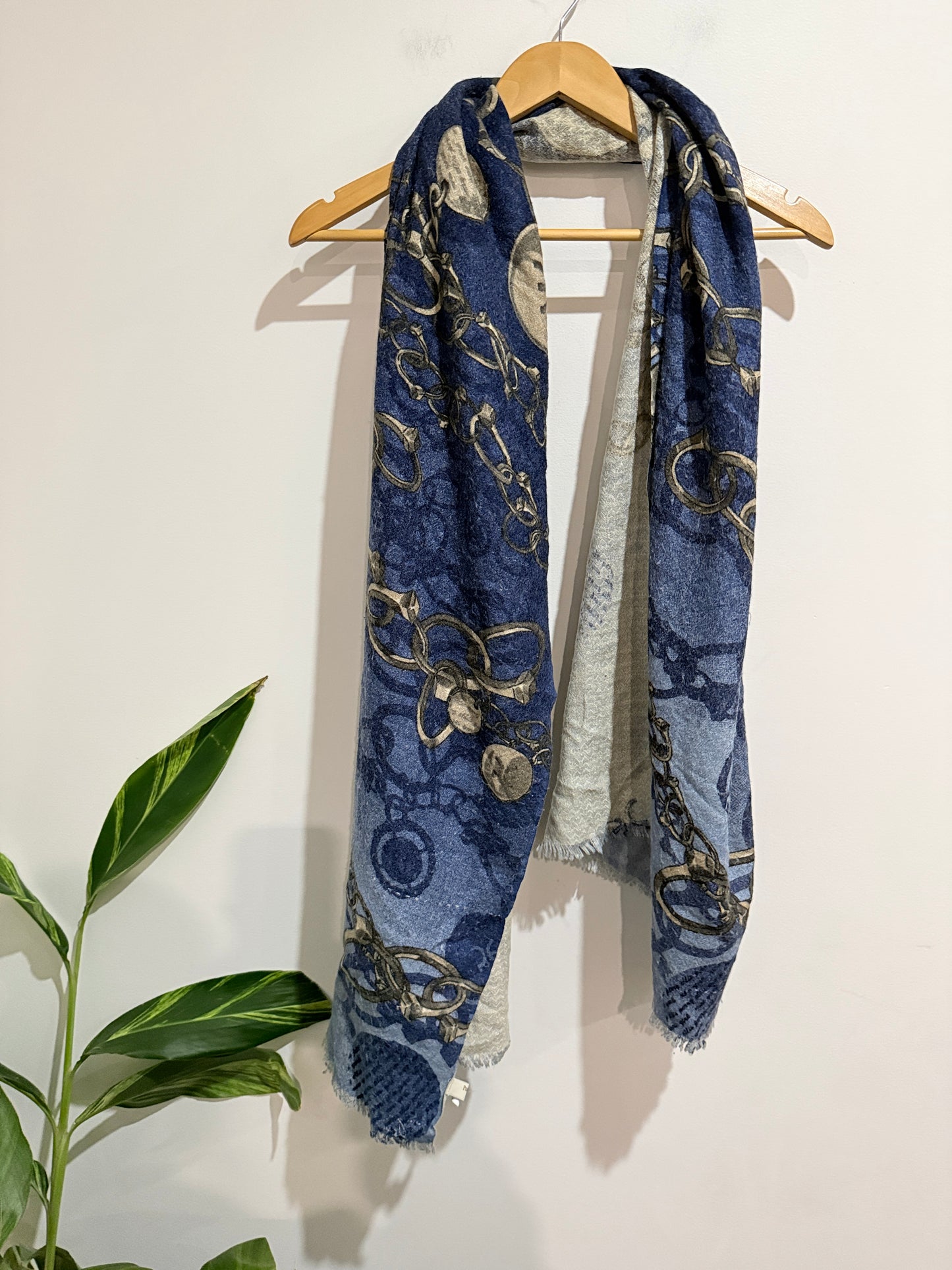 Perry Ellis Gold Printed Scarf