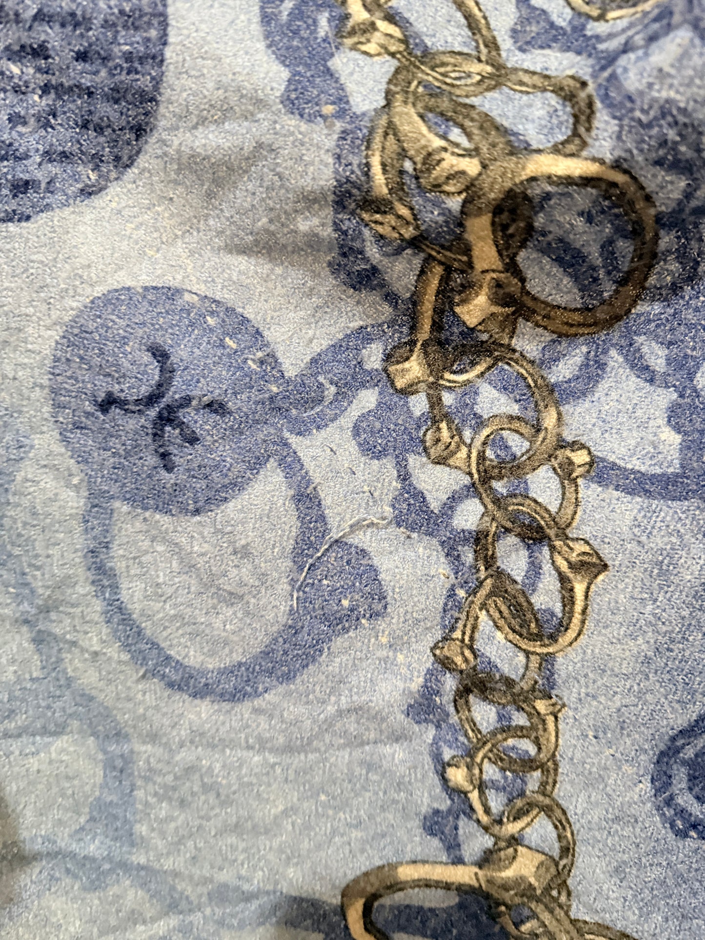 Perry Ellis Gold Printed Scarf