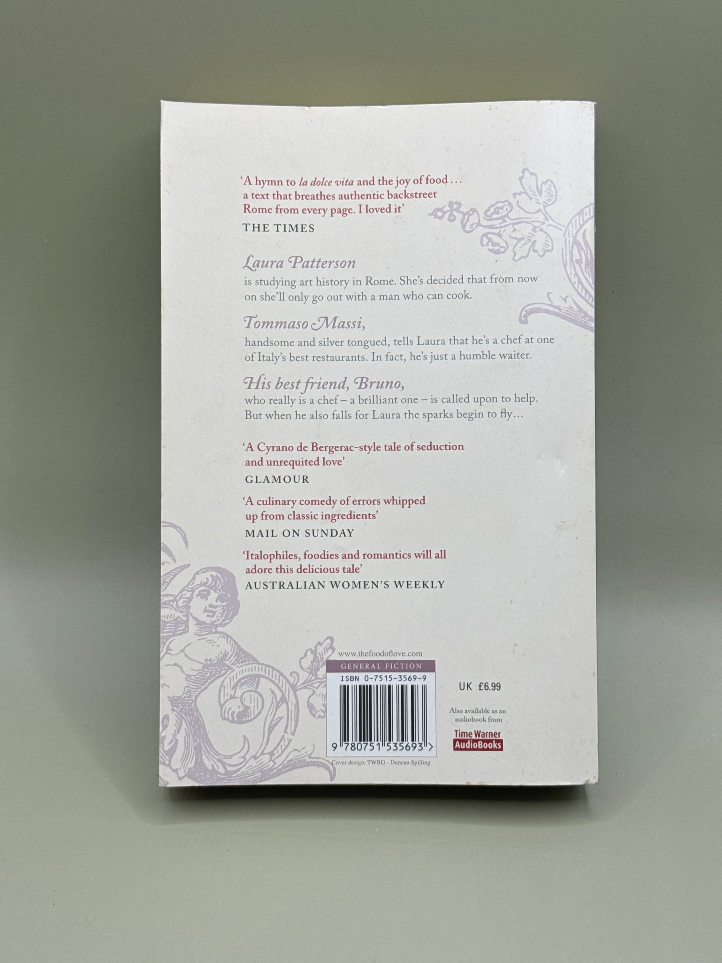 The Food of Love by Anthony Capella
