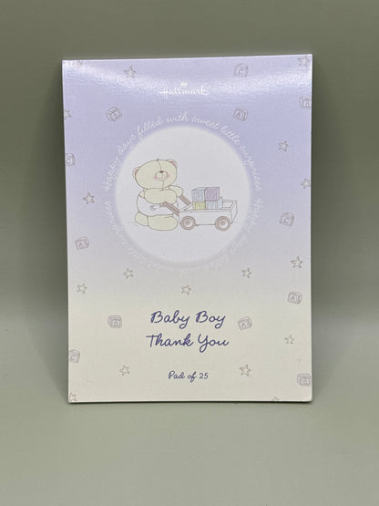 Baby Boy Thank You Pad of 25 by Hallmark