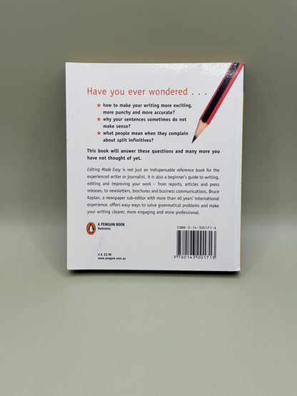 Editing Made Easy by Bruce Kaplan