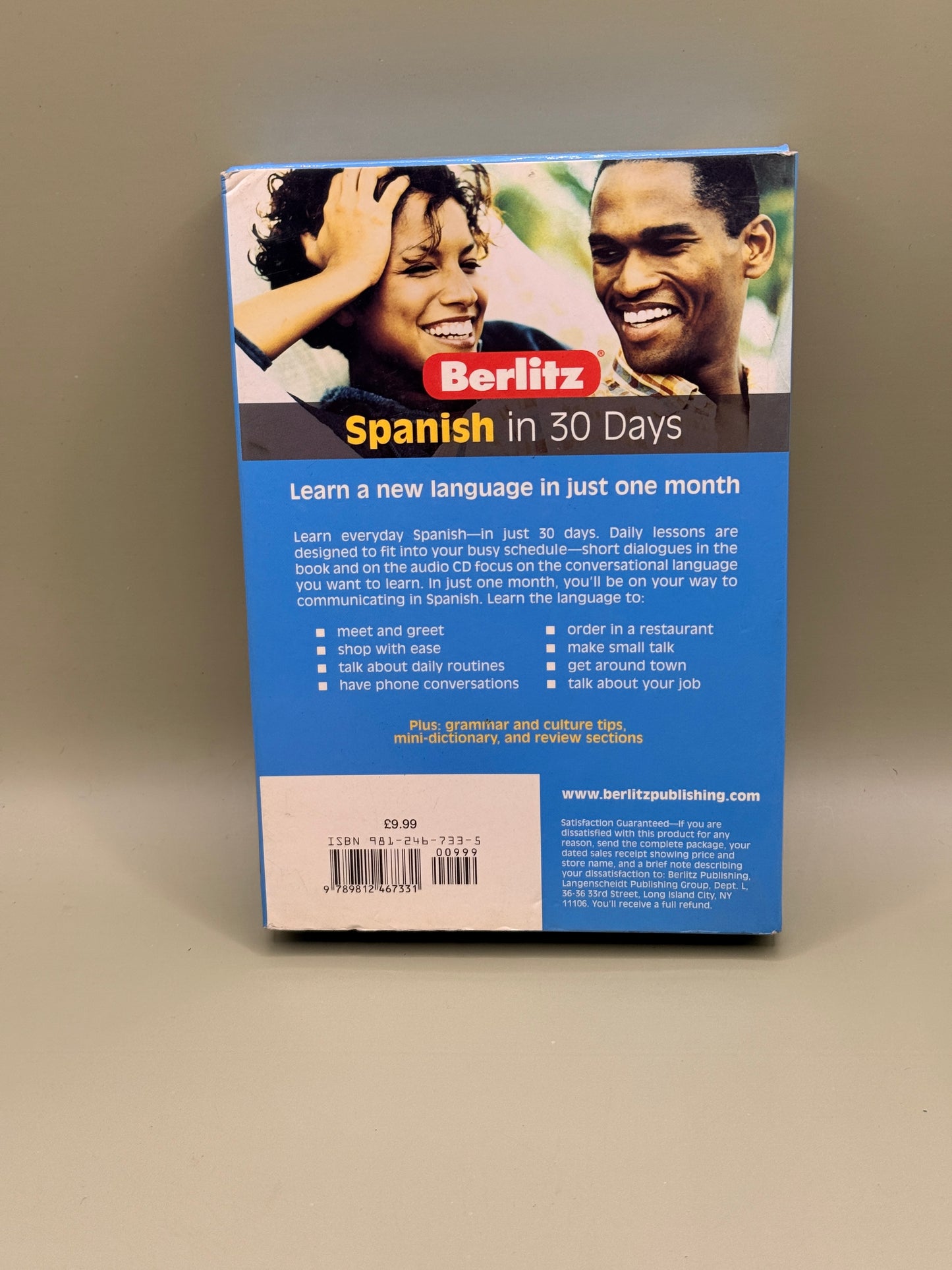 Spanish in 30 Days by Berlitz
