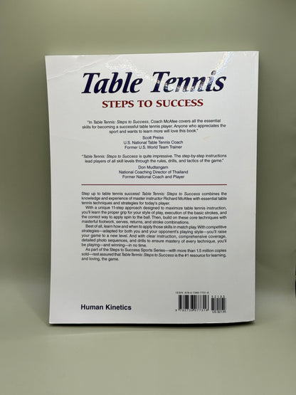 Table Tennis: Steps to Success by Richard McAfee