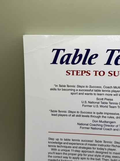 Table Tennis: Steps to Success by Richard McAfee
