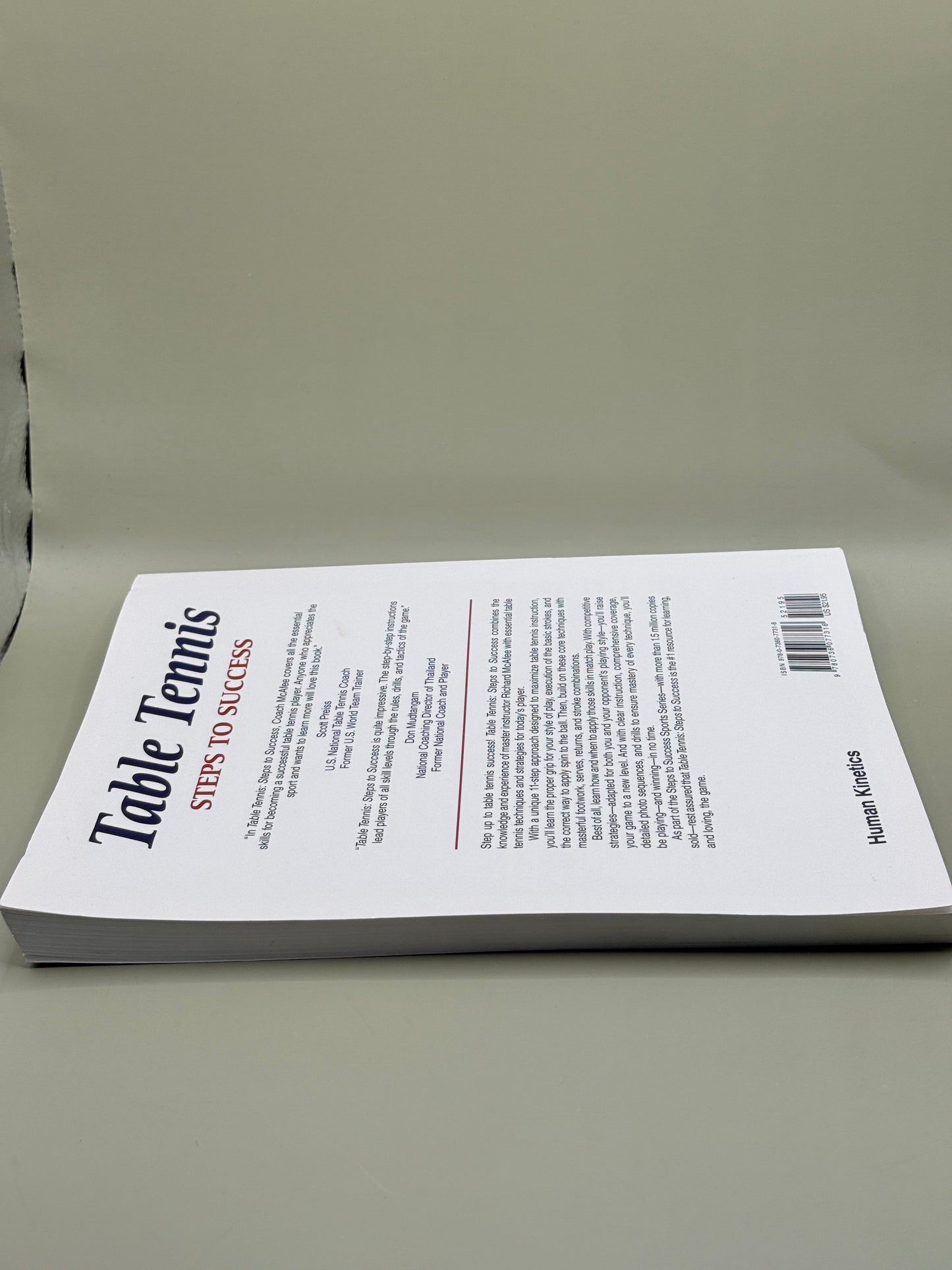 Table Tennis: Steps to Success by Richard McAfee