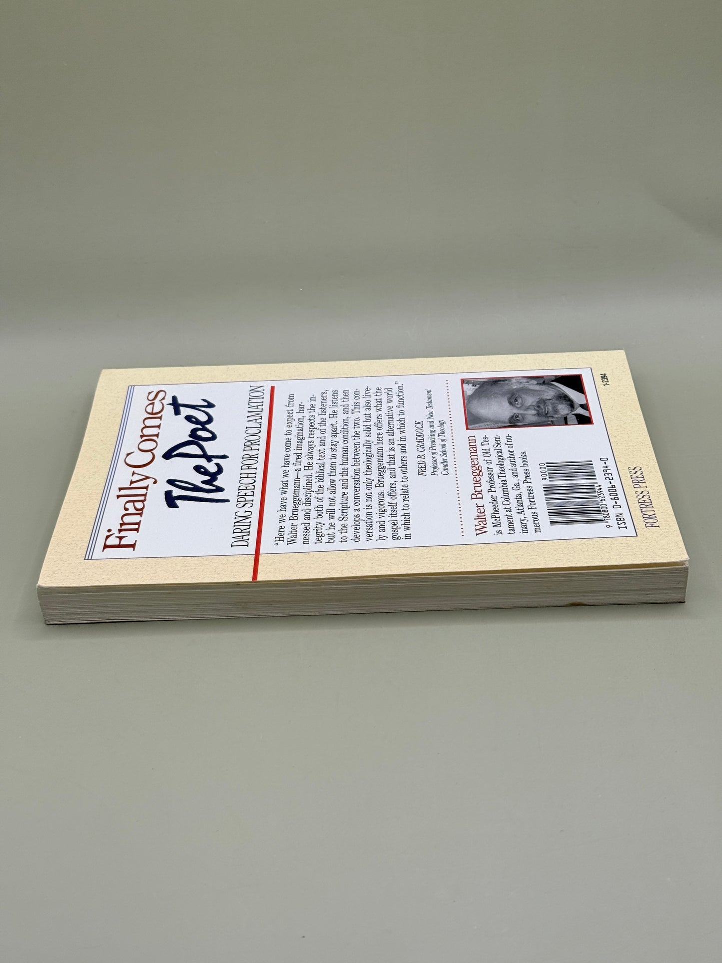 Finally Comes the Poet by Walter Brueggemann