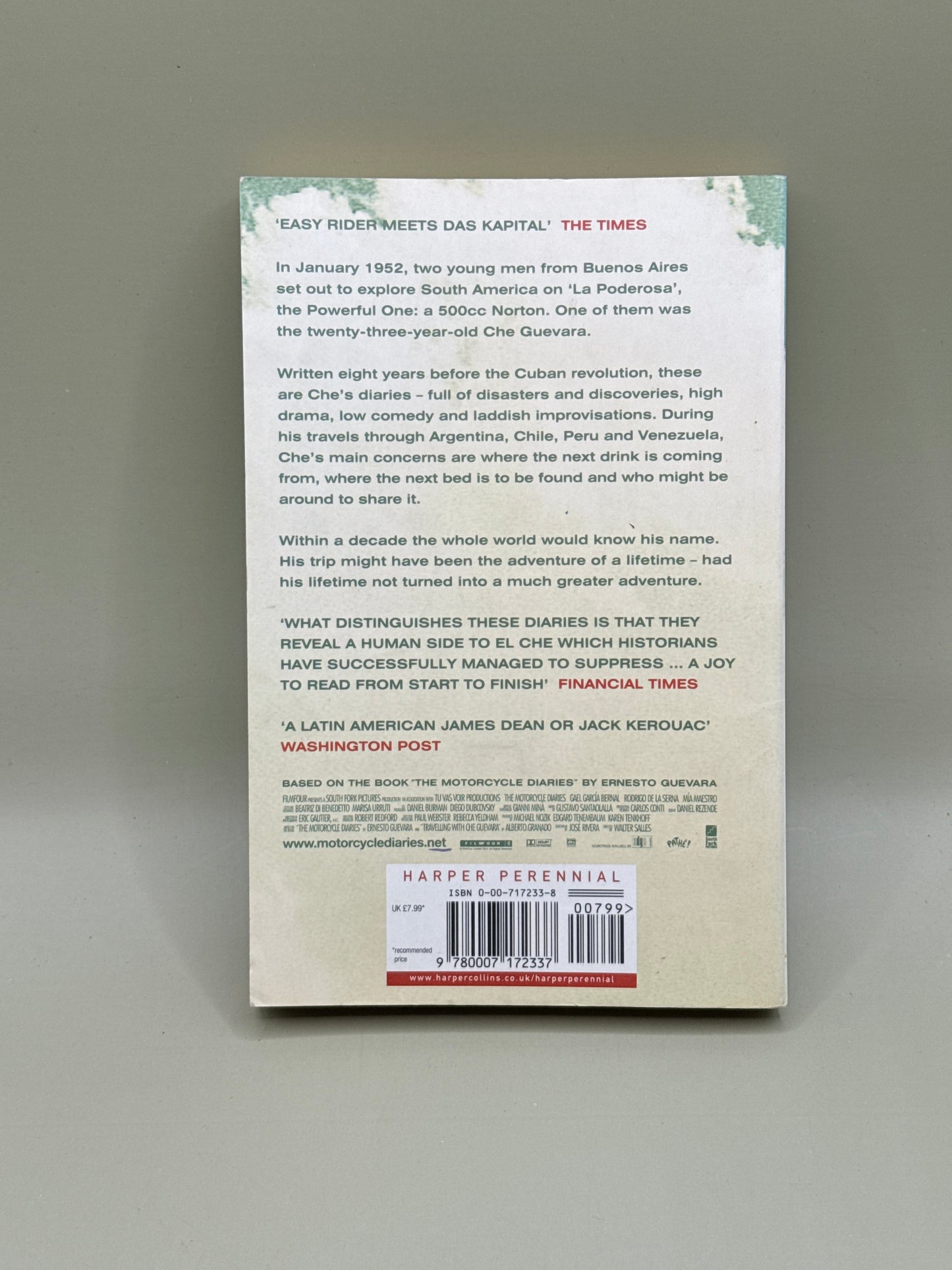 The Motorcycle Diaries by Ernesto 'Che' Guevara