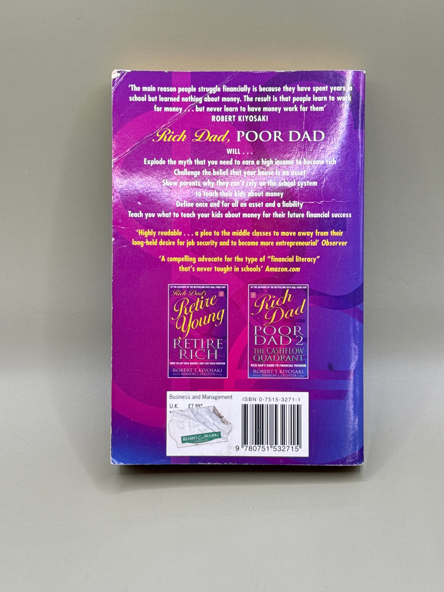Rich Dad Poor Dad by Robert T. Kiyosaki