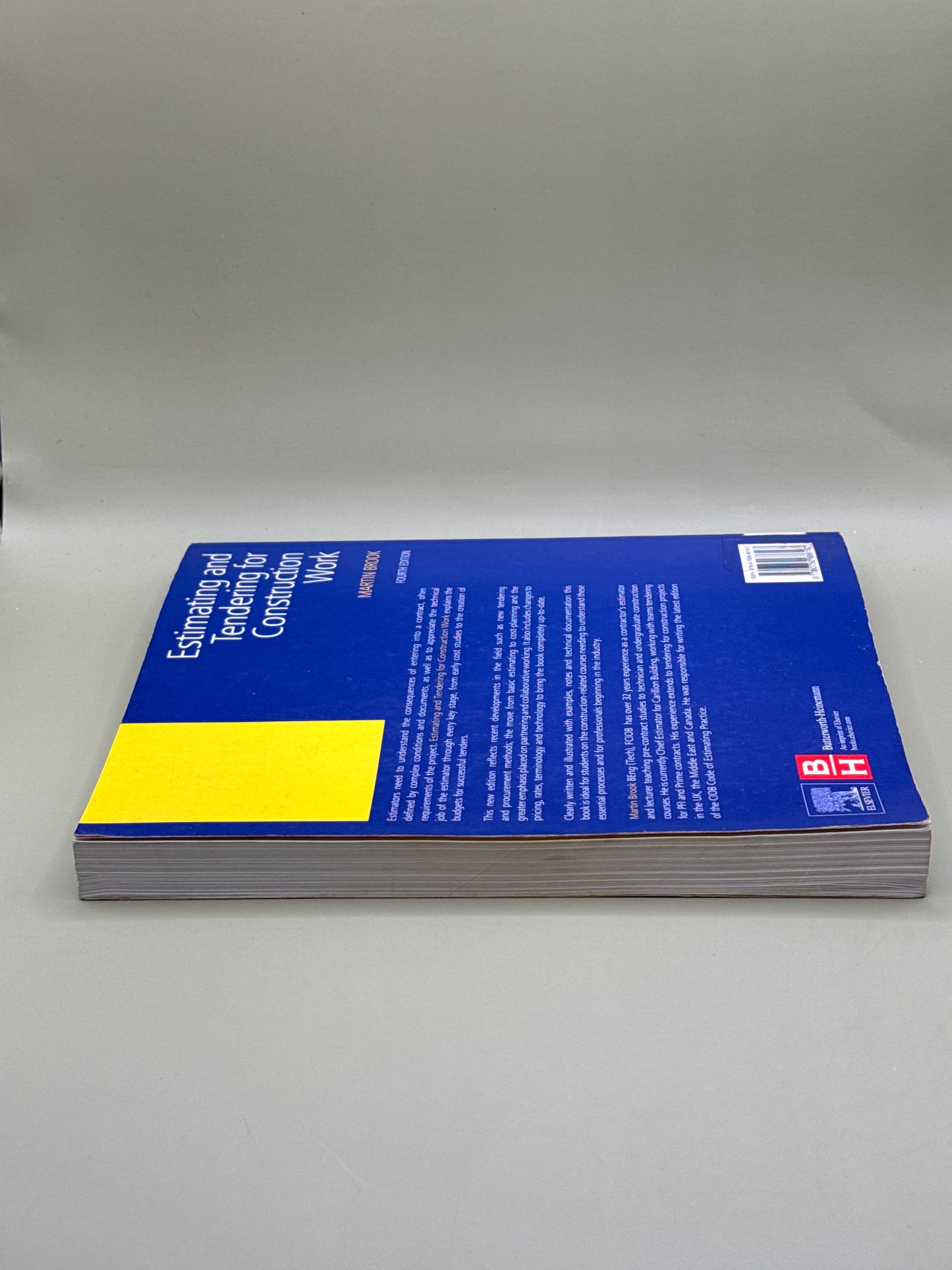 Estimating and Tendering for Construction Work (Fourth Edition) by Martin Brook