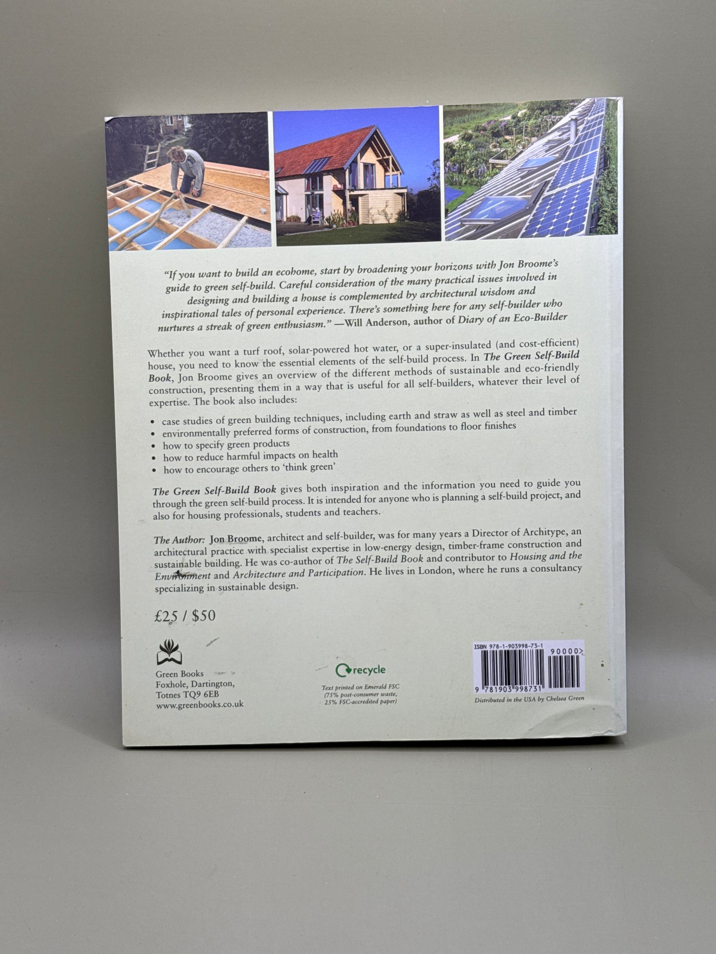 The Green Self-Build Book by Jon Broome