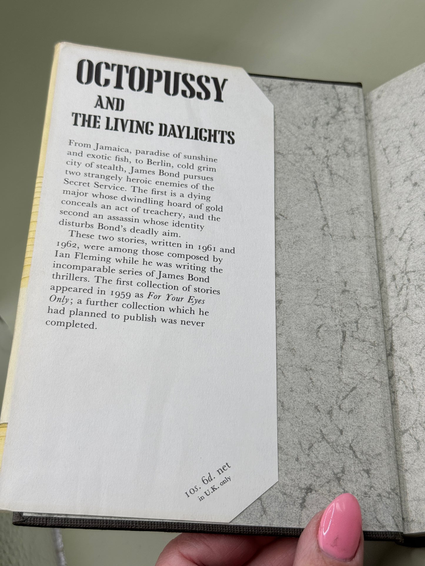 Octopussy and The Living Daylights by Ian Fleming 1966 FIRST EDITION