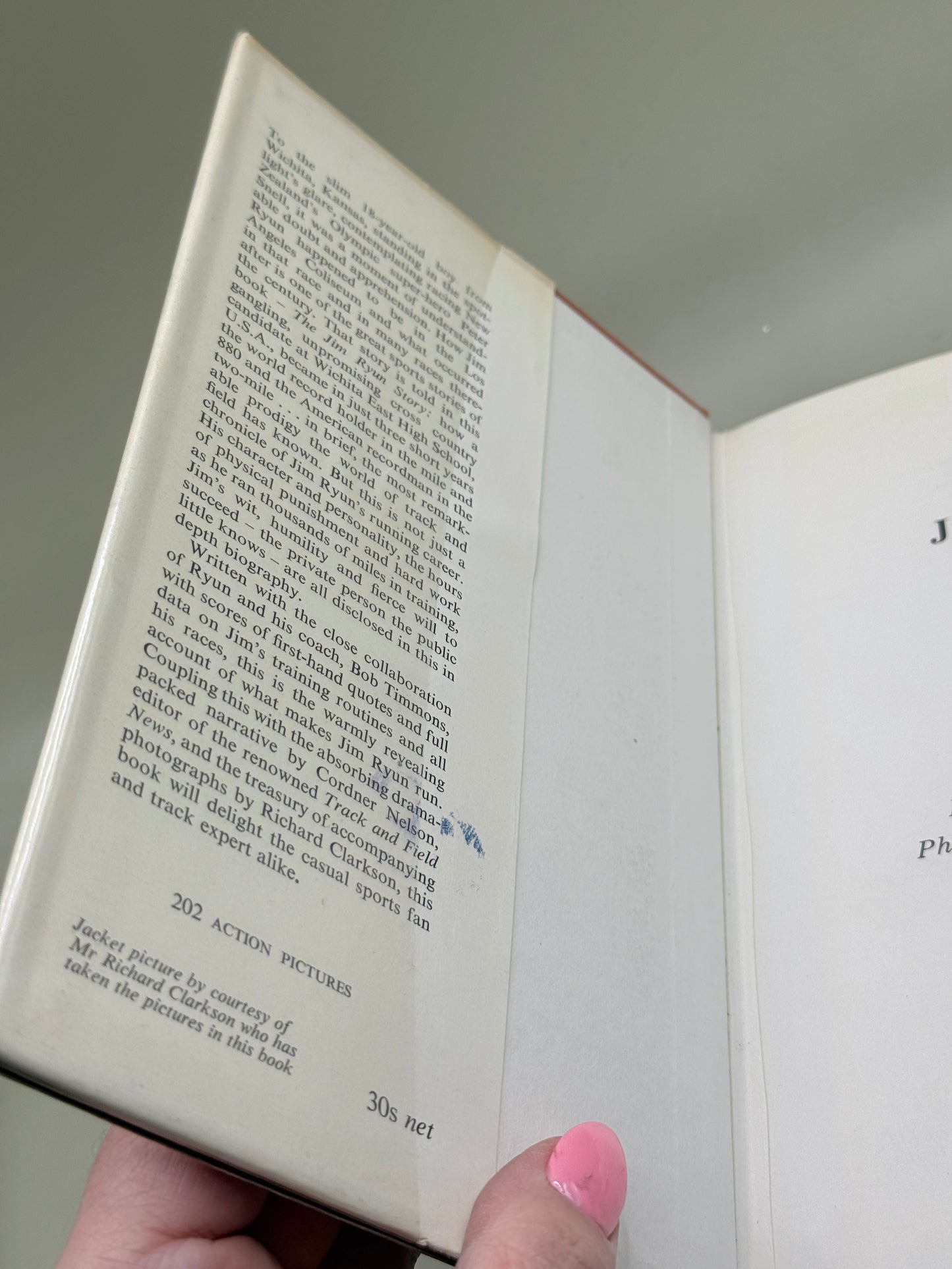 The Jim Ryun Story by Cordner Nelson FIRST EDITION 1968