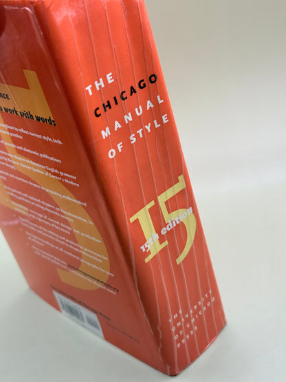 The Chicago Manual of Style, 15th Edition by The University of Chicago Press