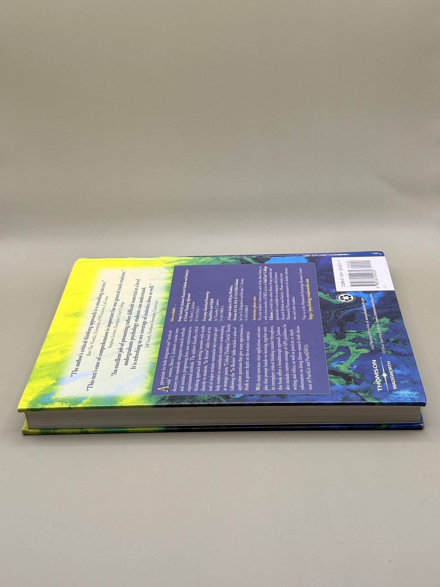 Research Methods and Statistics: A Critical Thinking Approach by Sherri L. Jackson