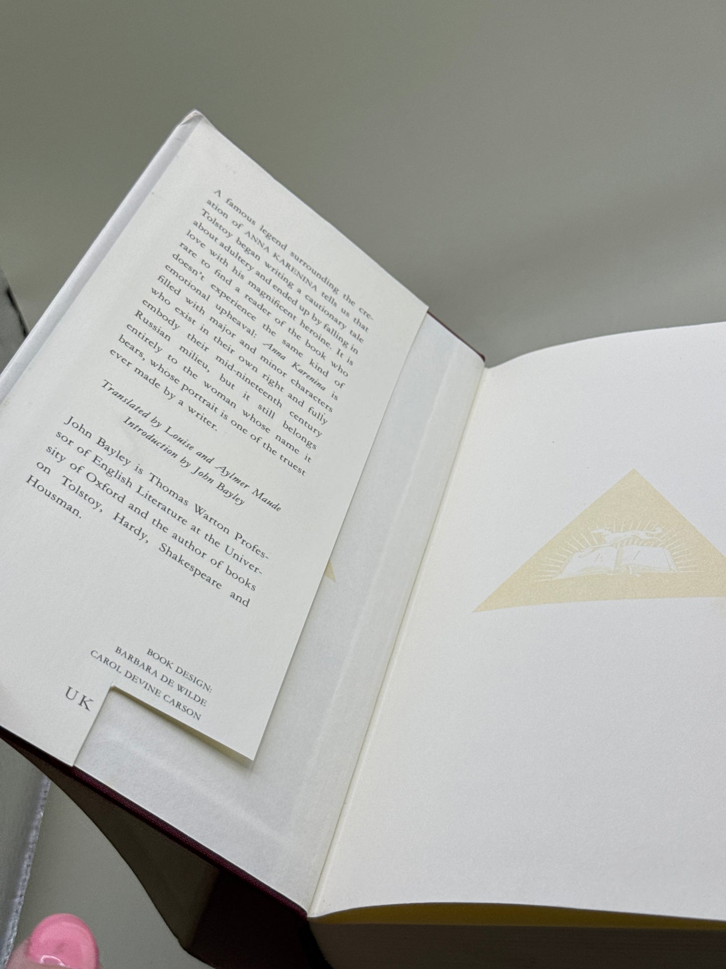 Anna Karenina by Leo Tolstoy (Everyman’s Library Edition)