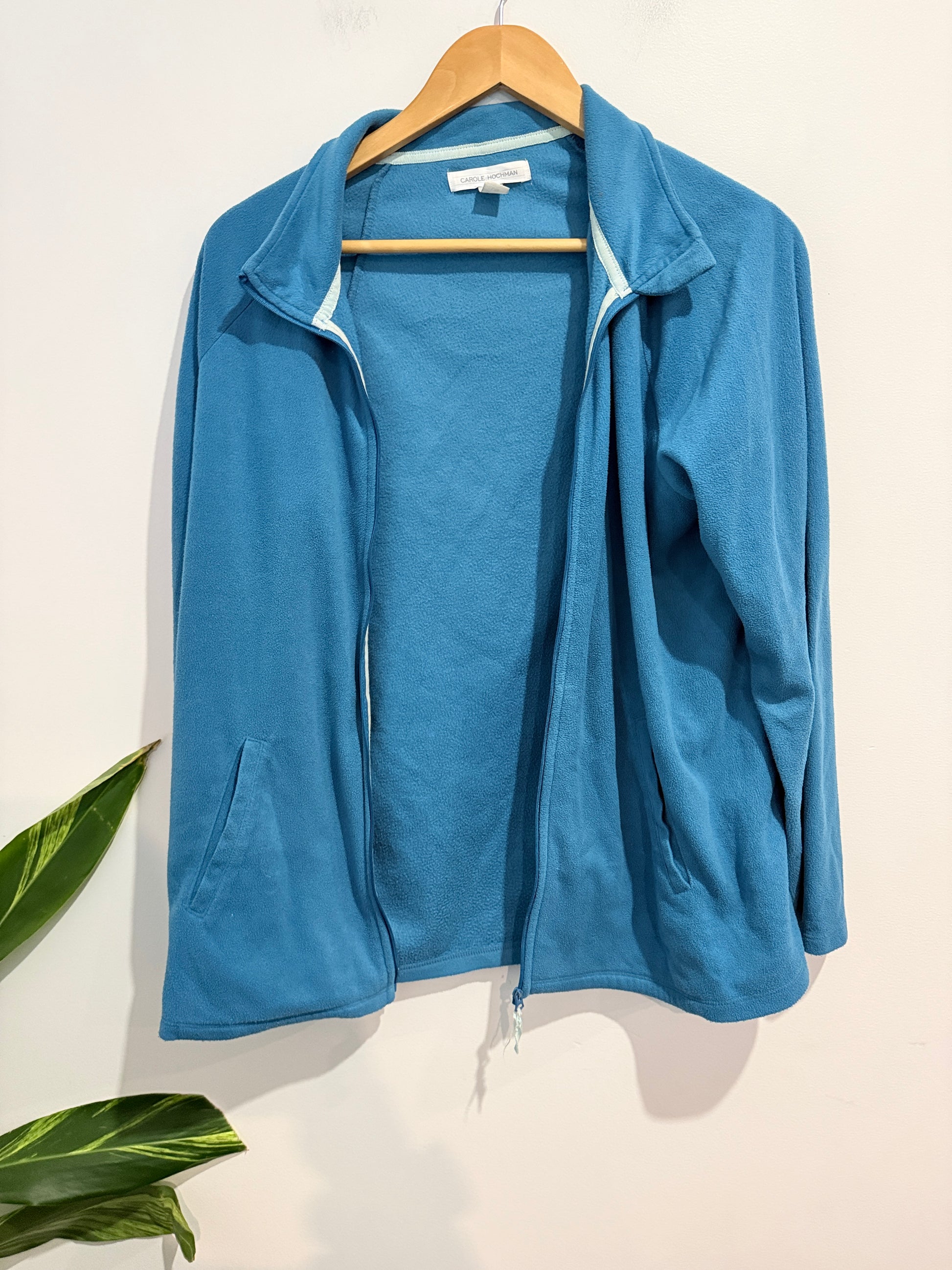 Carole Hochman Full-zip Fleece Jacket Size L/G