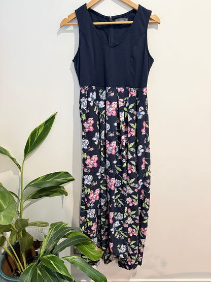 Mirrou Floral Midi Dress Size 14