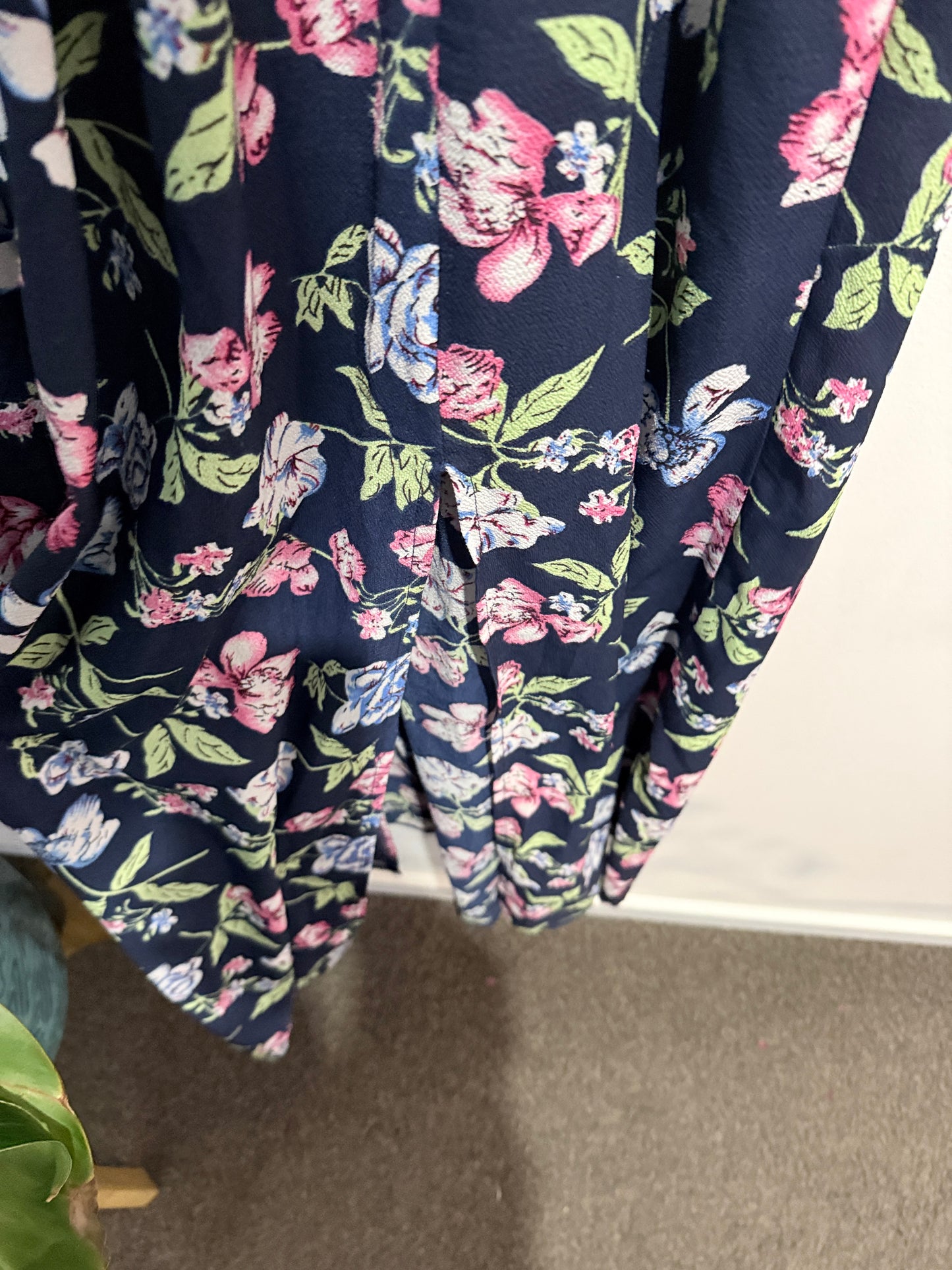 Mirrou Floral Midi Dress Size 14