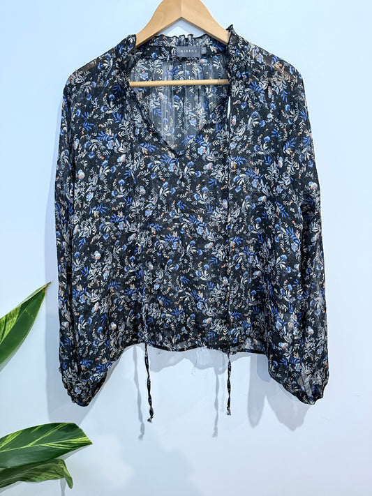 Mirrou Floral Printed Shirt Size 12