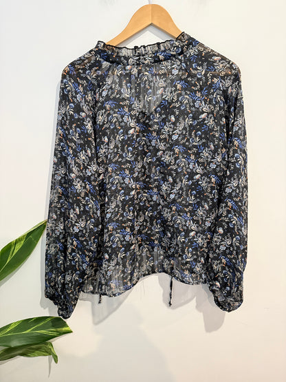 Mirrou Floral Printed Shirt Size 12