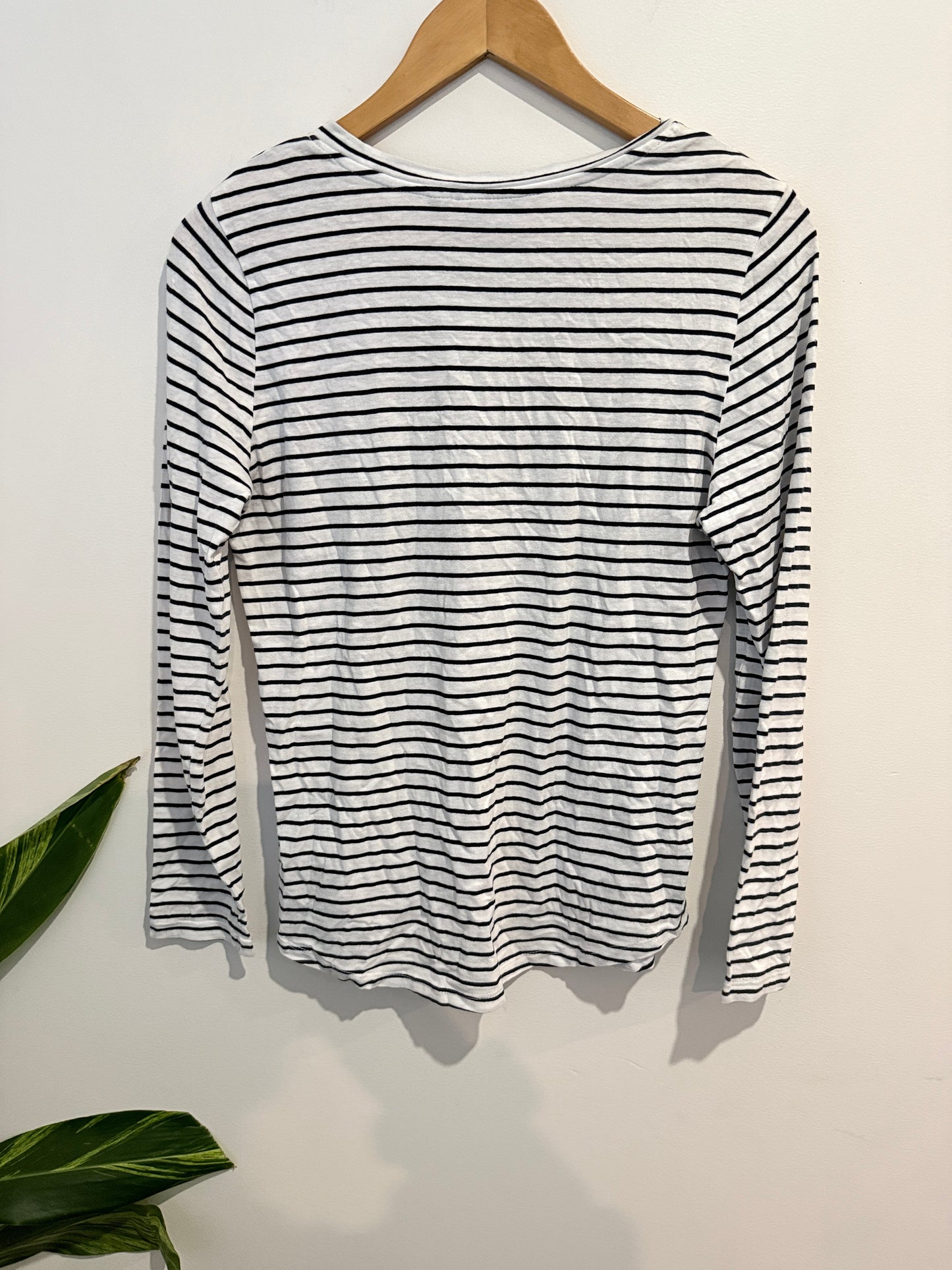 Sussan Striped Long-sleeve T-shirt Size XS