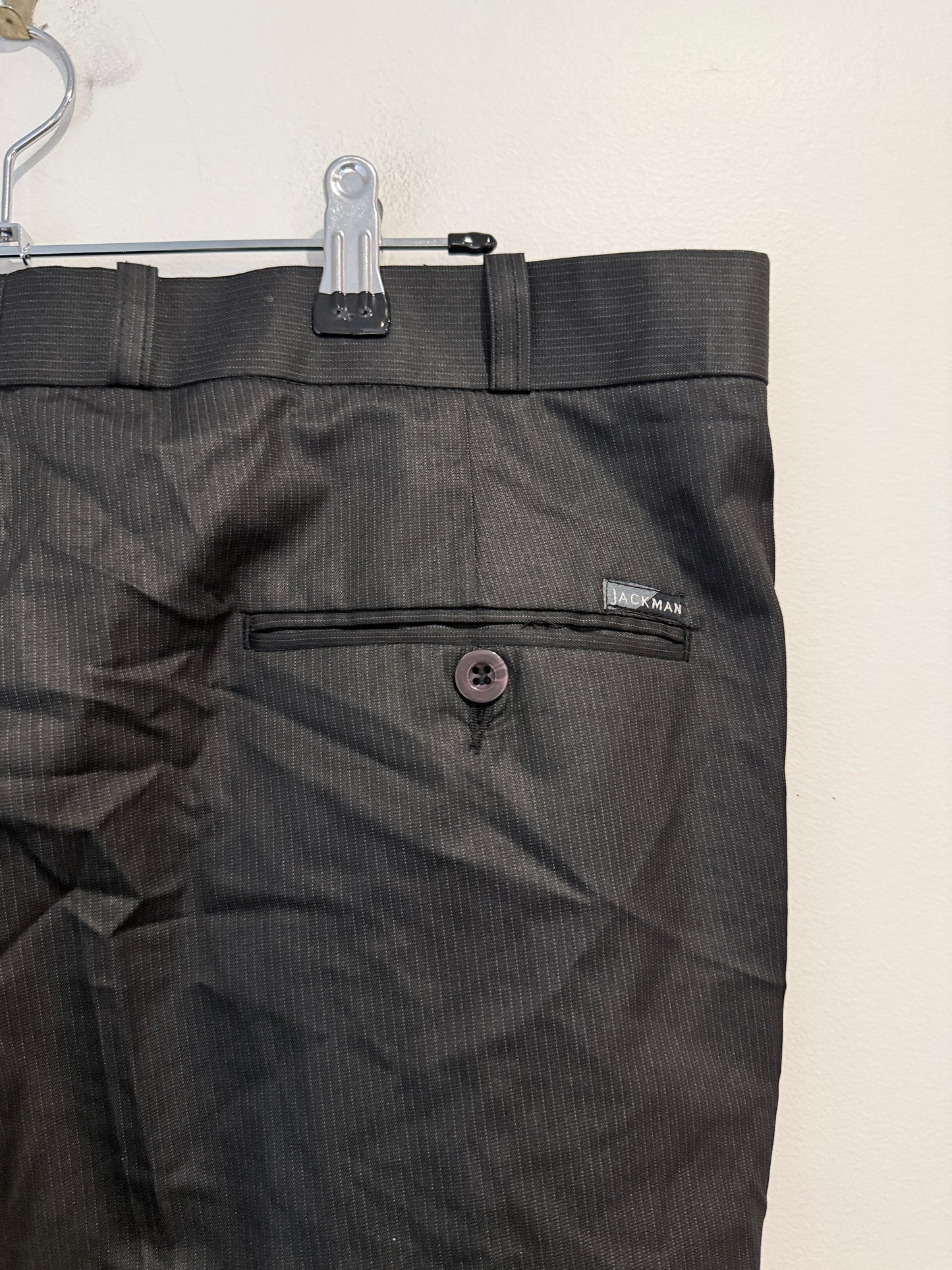 Jackman Pinstripe Tailored Trousers Size Waist 96cm