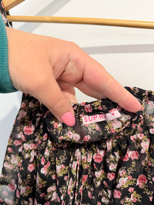 Supri Strappy Floral Dress Size M
