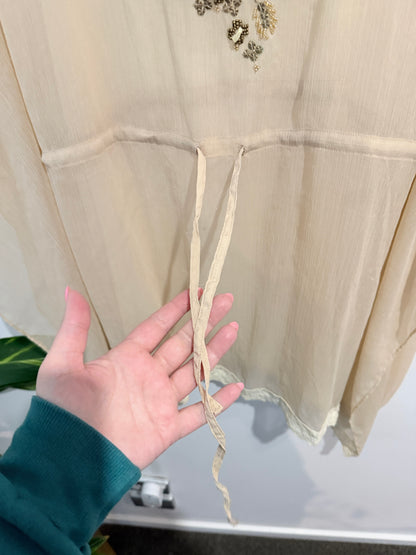 Brand Unknown Sheer Kaftan Size U/Arm to U/Arm 56cm