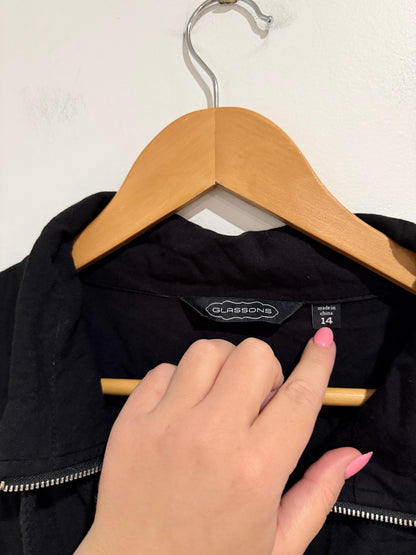 Glassons Zip-up Bomber Jacket Size 14
