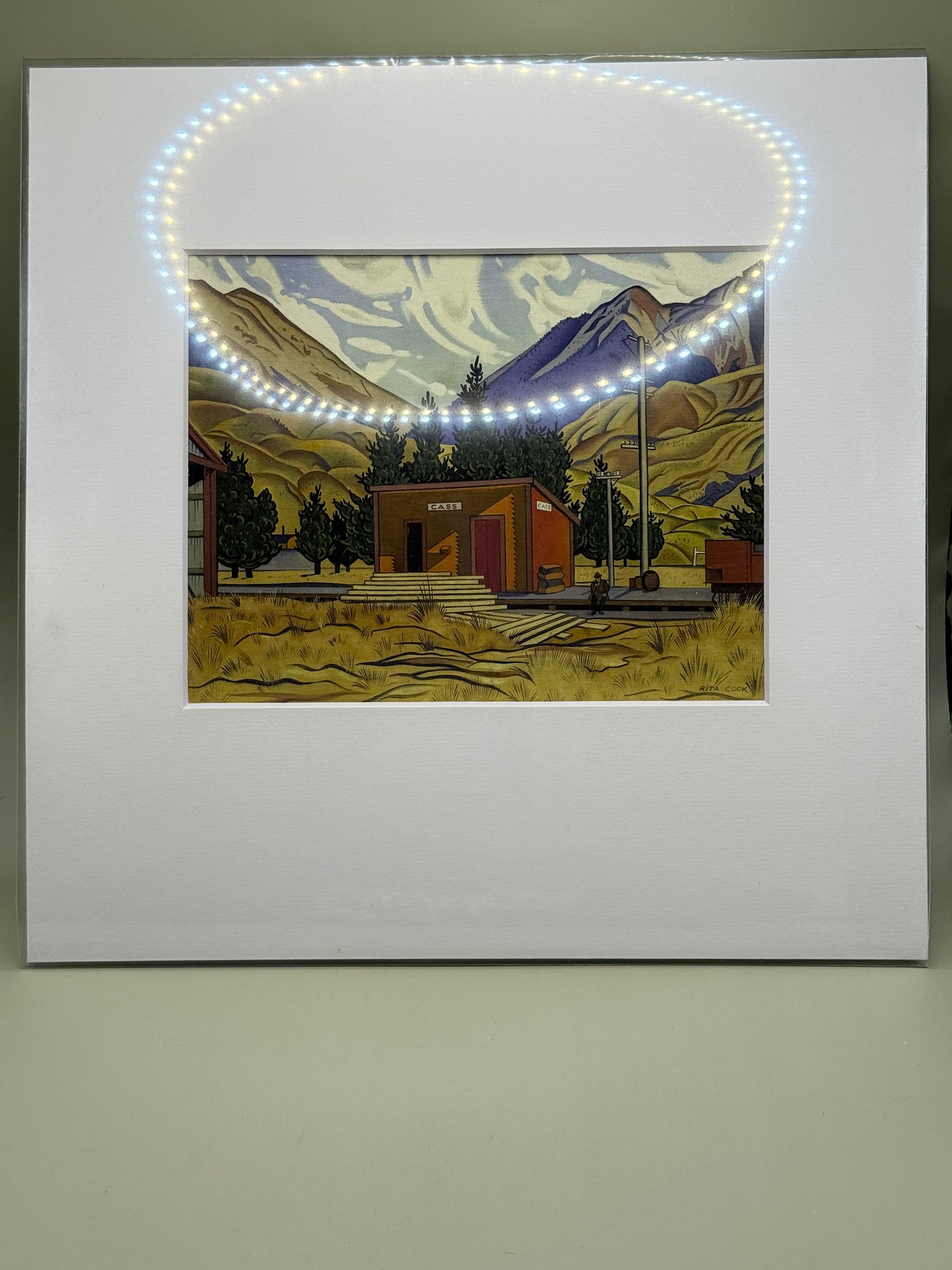 Rita Angus "Cass" Matted Reproduction Art Print