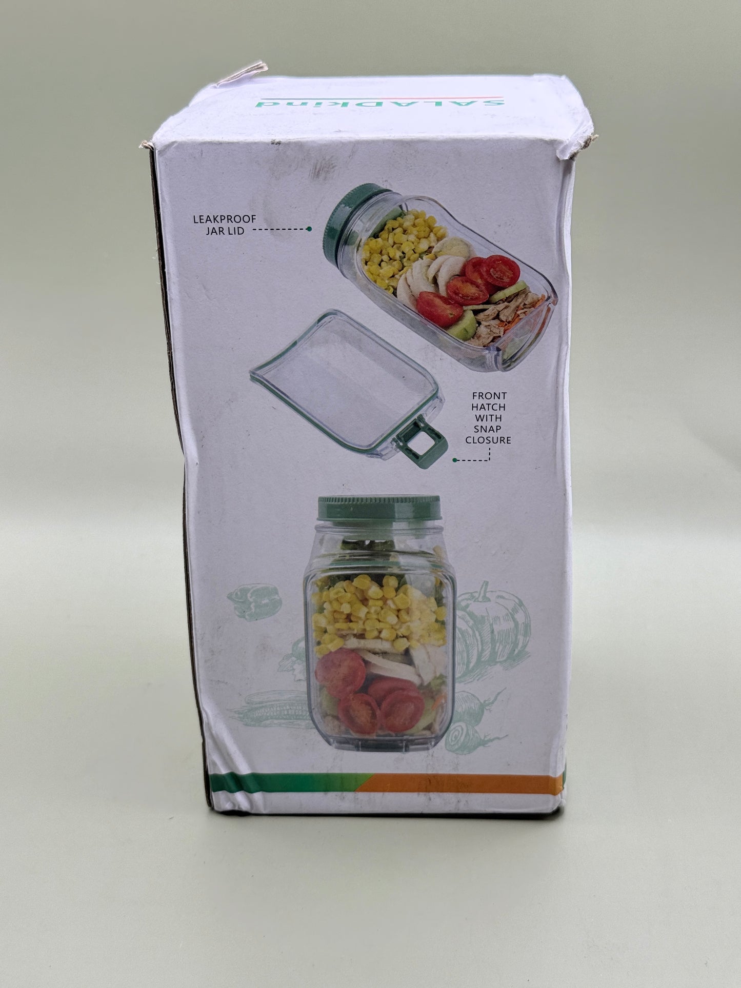 SaladKind Salad Jar Container