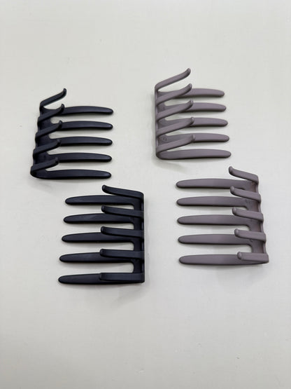 Set of 4 Wide-Tooth Hair Claw Clips