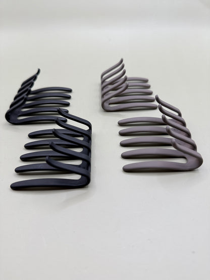 Set of 4 Wide-Tooth Hair Claw Clips