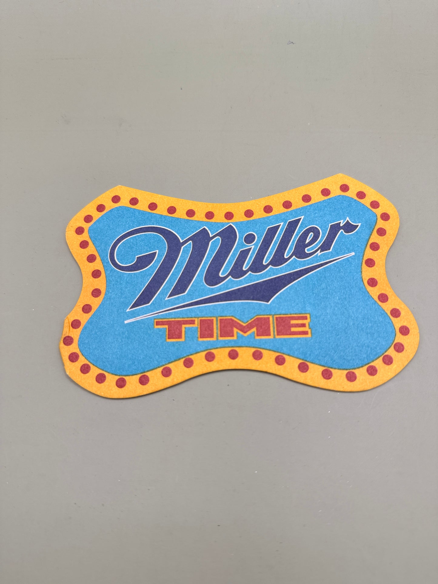 Miller Time Beer Coaster