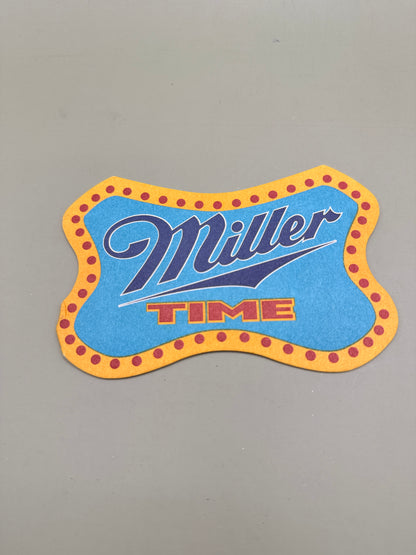 Miller Time Beer Coaster