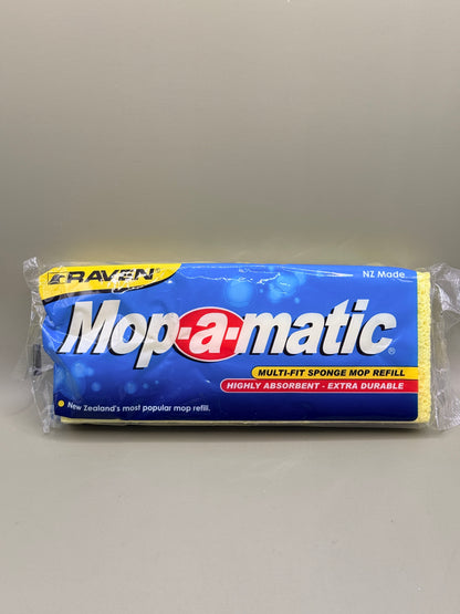 Raven Mop-a-matic Multi-Fit Sponge Mop Refill