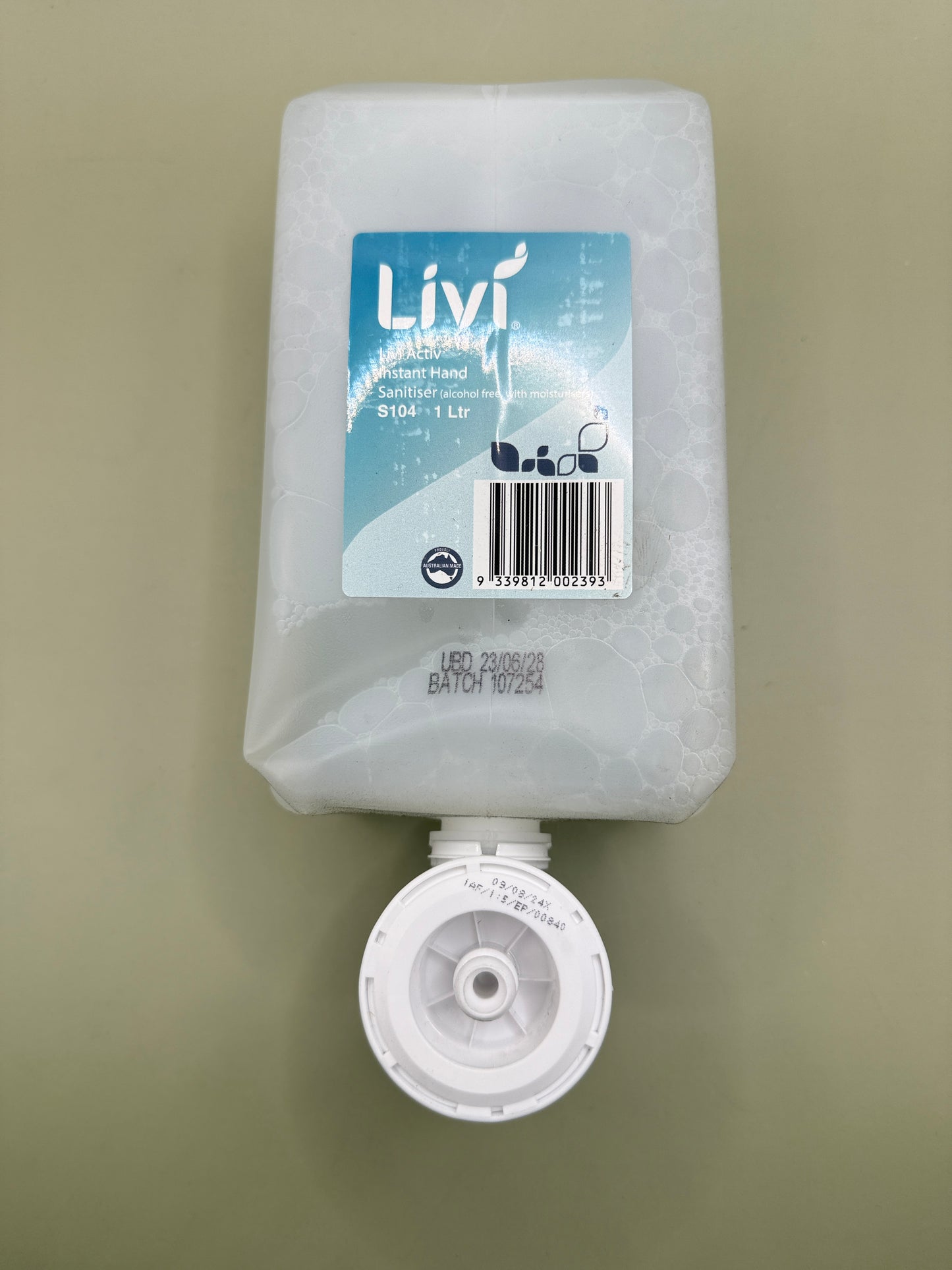 Livi Activ Instant Hand Sanitiser 1 Litre