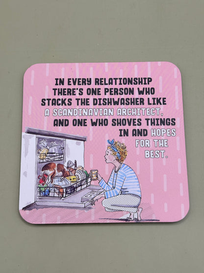 Splosh Olive & Co. Funny Dishwasher Coaster