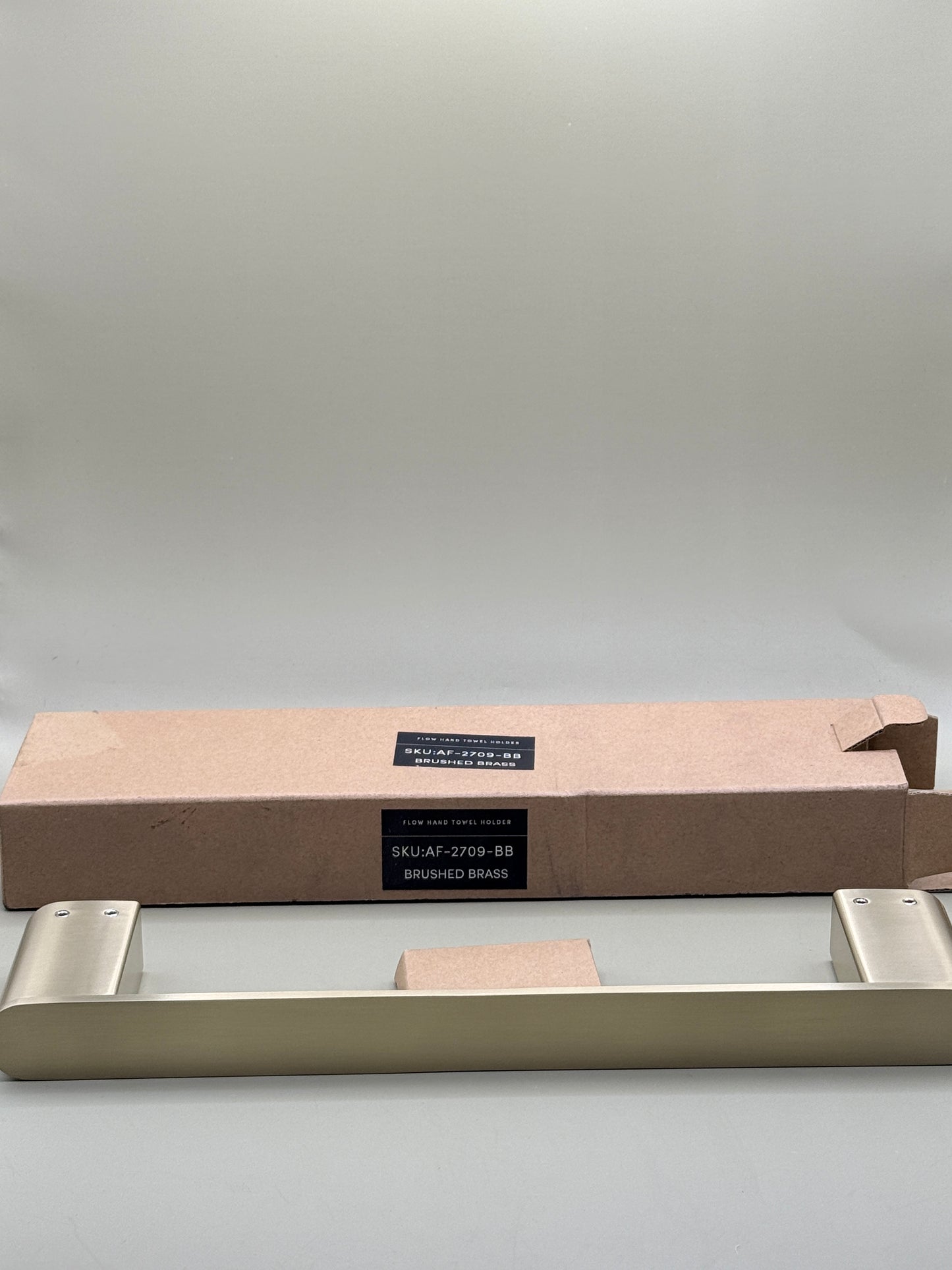 Code Flow Hand Towel Holder – Brushed Brass (AF-2709-BB) 300MM